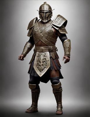 55 RPG Characters 3D model_13