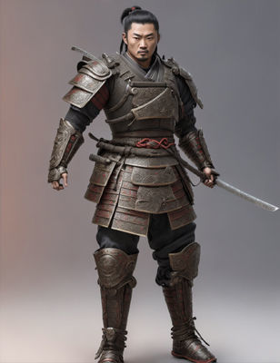 55 RPG Characters 3D model_4