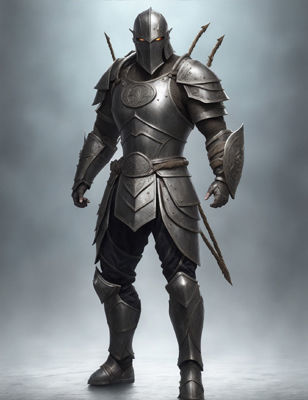 55 RPG Characters 3D model_50