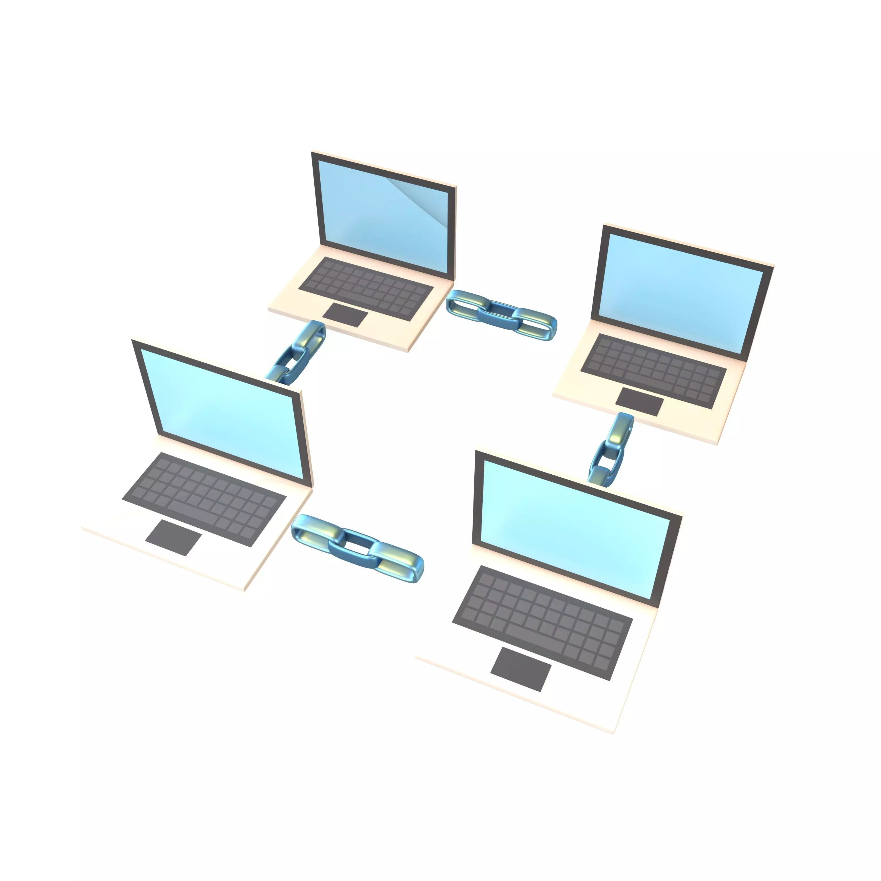Lan Network Icon V1 003 Low-poly 3D model_0
