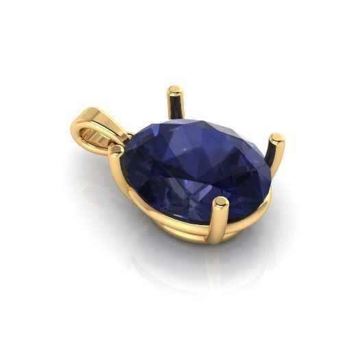 Pendant Oval Model 3607 3D print model_1