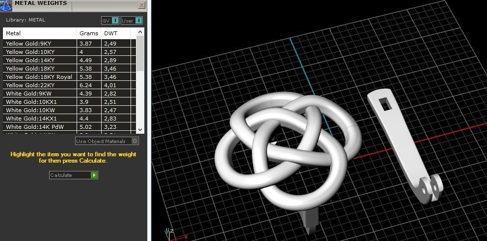 Earrings endless knot Model 3606 3D print model_8