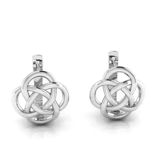 Earrings endless knot Model 3606