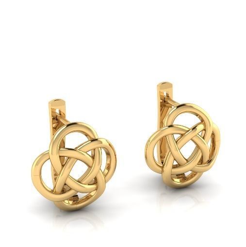 Earrings endless knot Model 3606 3D print model_1