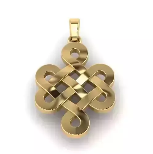 Pendant endless knot Model 3605