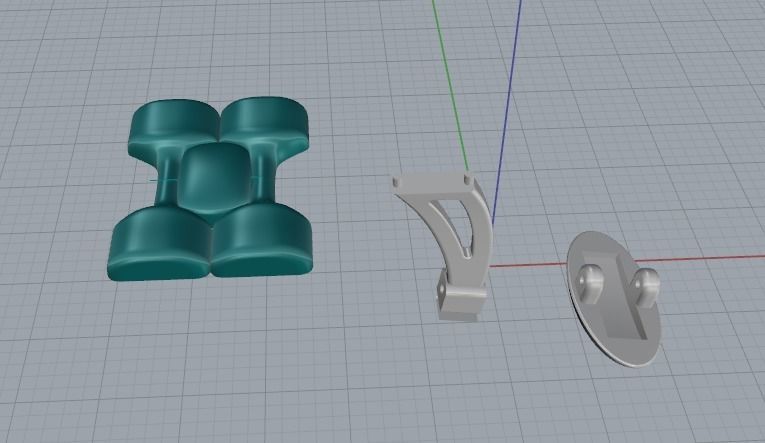 Cufflink Model 3603 3D print model_2