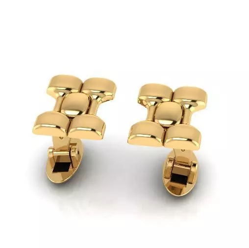 Cufflink Model 3603 3D print model_0