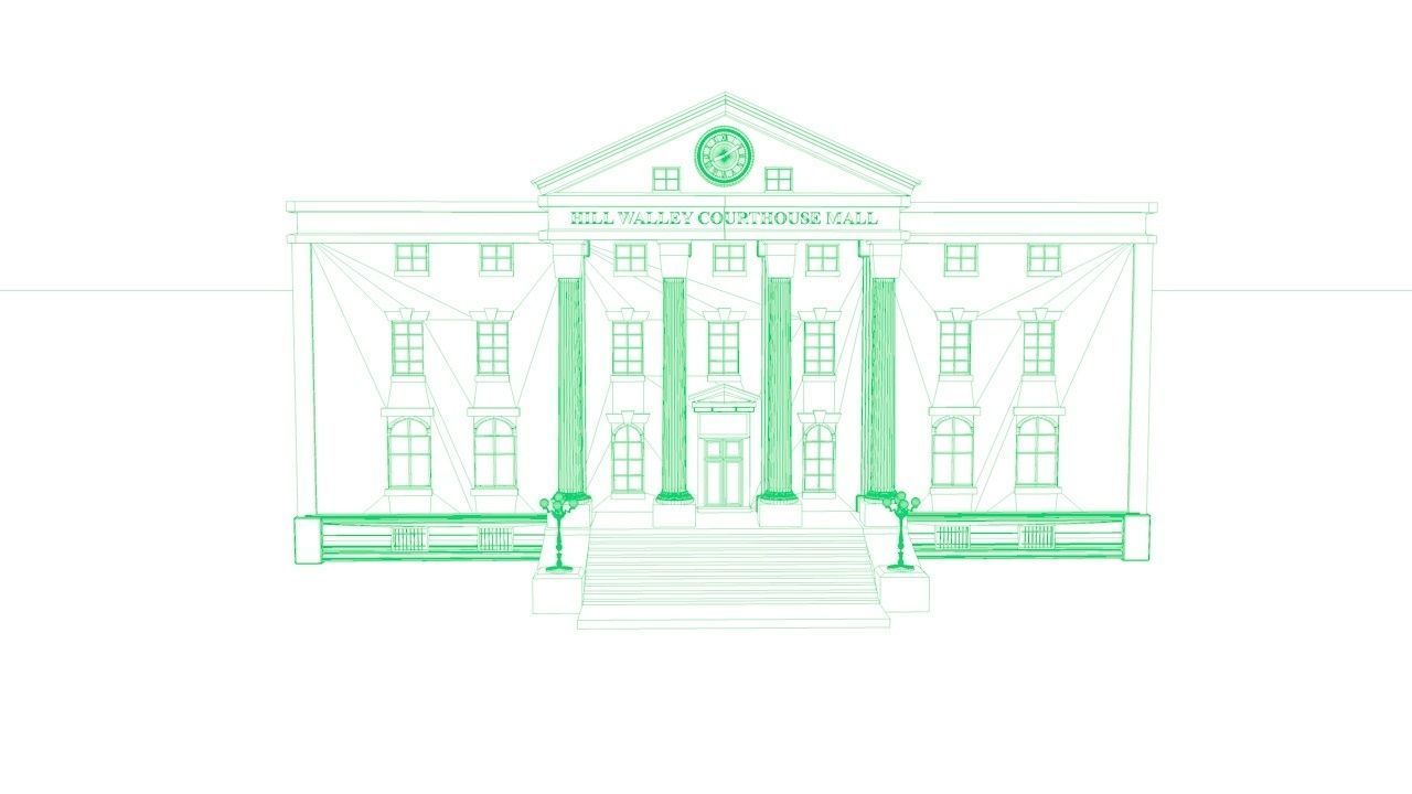 Clock tower 3D model_11