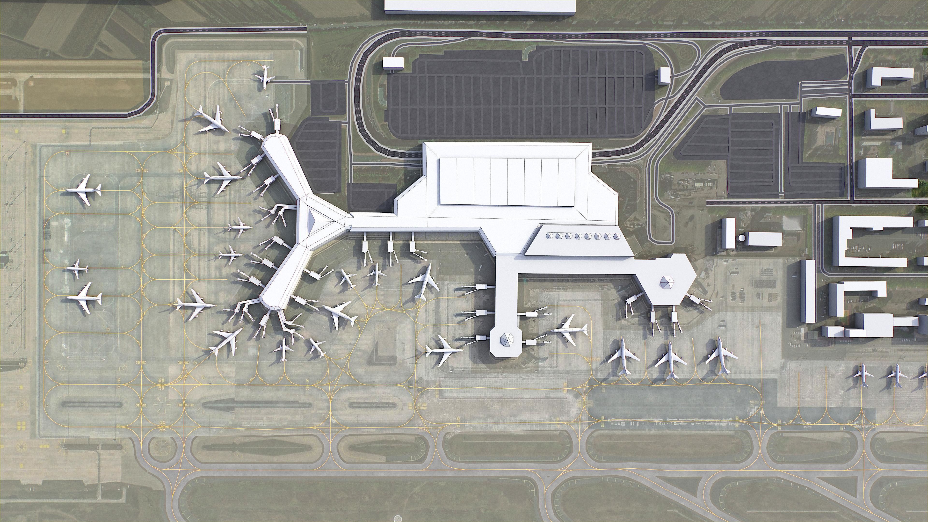 Harbin - 3D City Model Low-poly 3D model_19