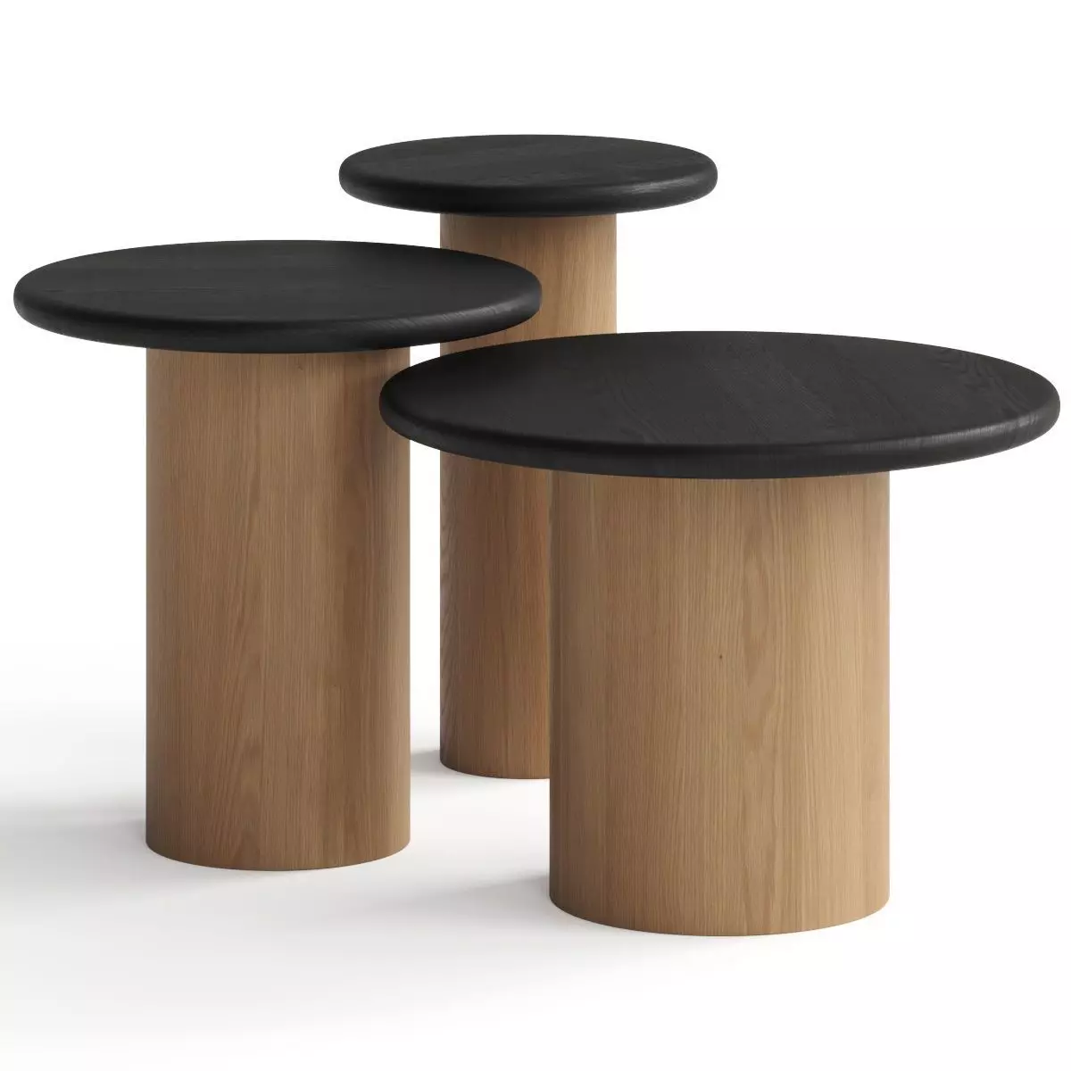 Fred Rigby Studio Raindrop Side Table Set 3D model_0