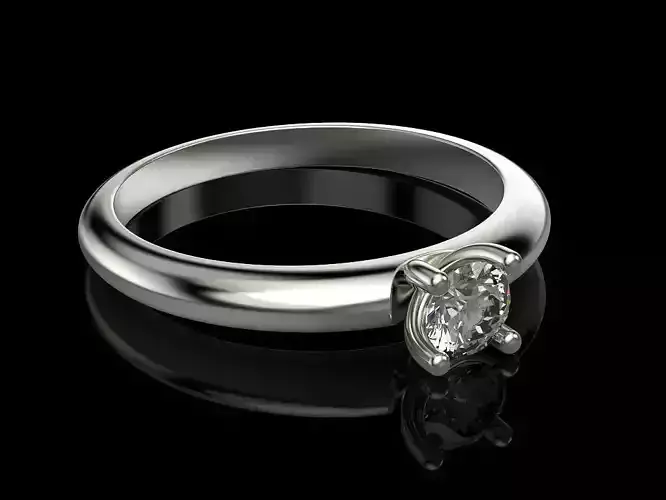 solitaire ring b-5
