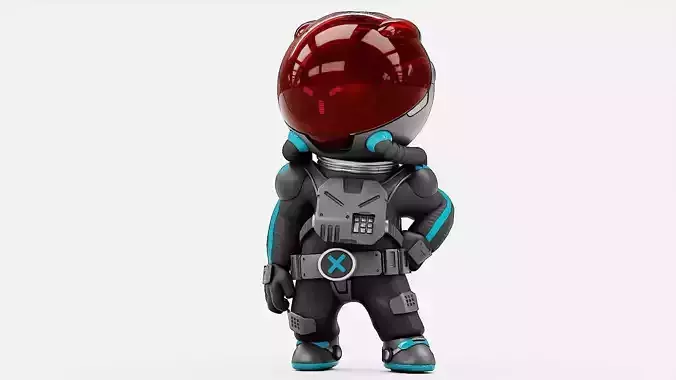 TOON  ASTRONAUT S-590  RIGGED