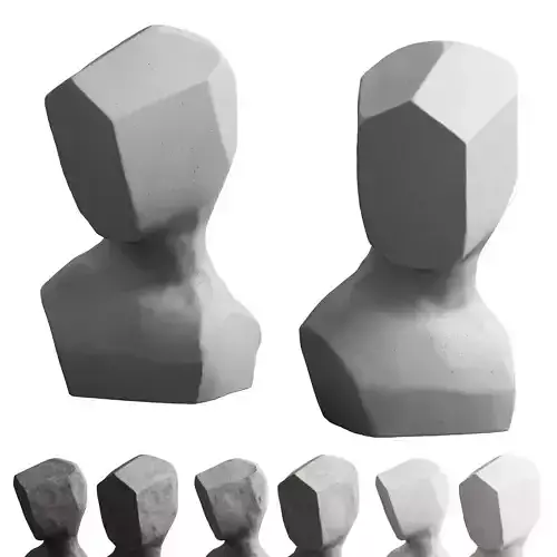 338 interior sculptures 14 abstract head artwork Rory Menage P03