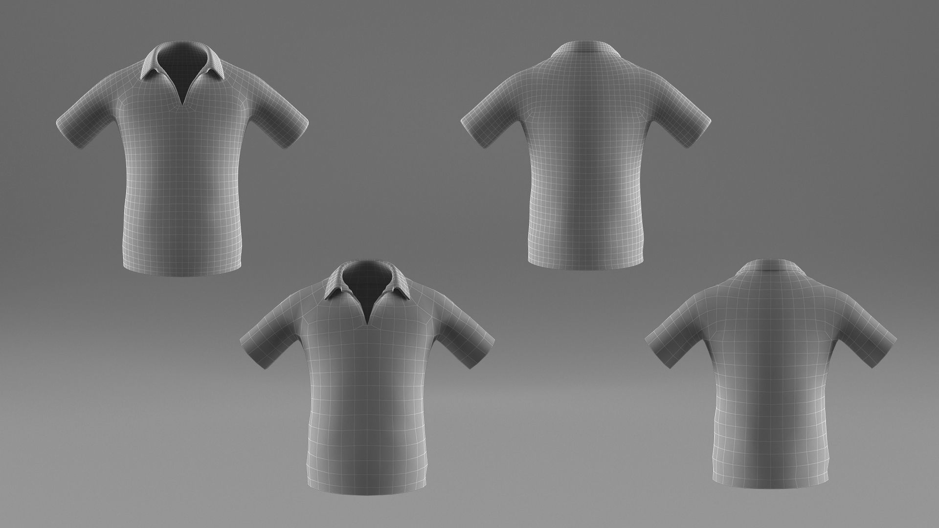 Cartoon Grandpa Non Rigged Low-poly 3D model_8