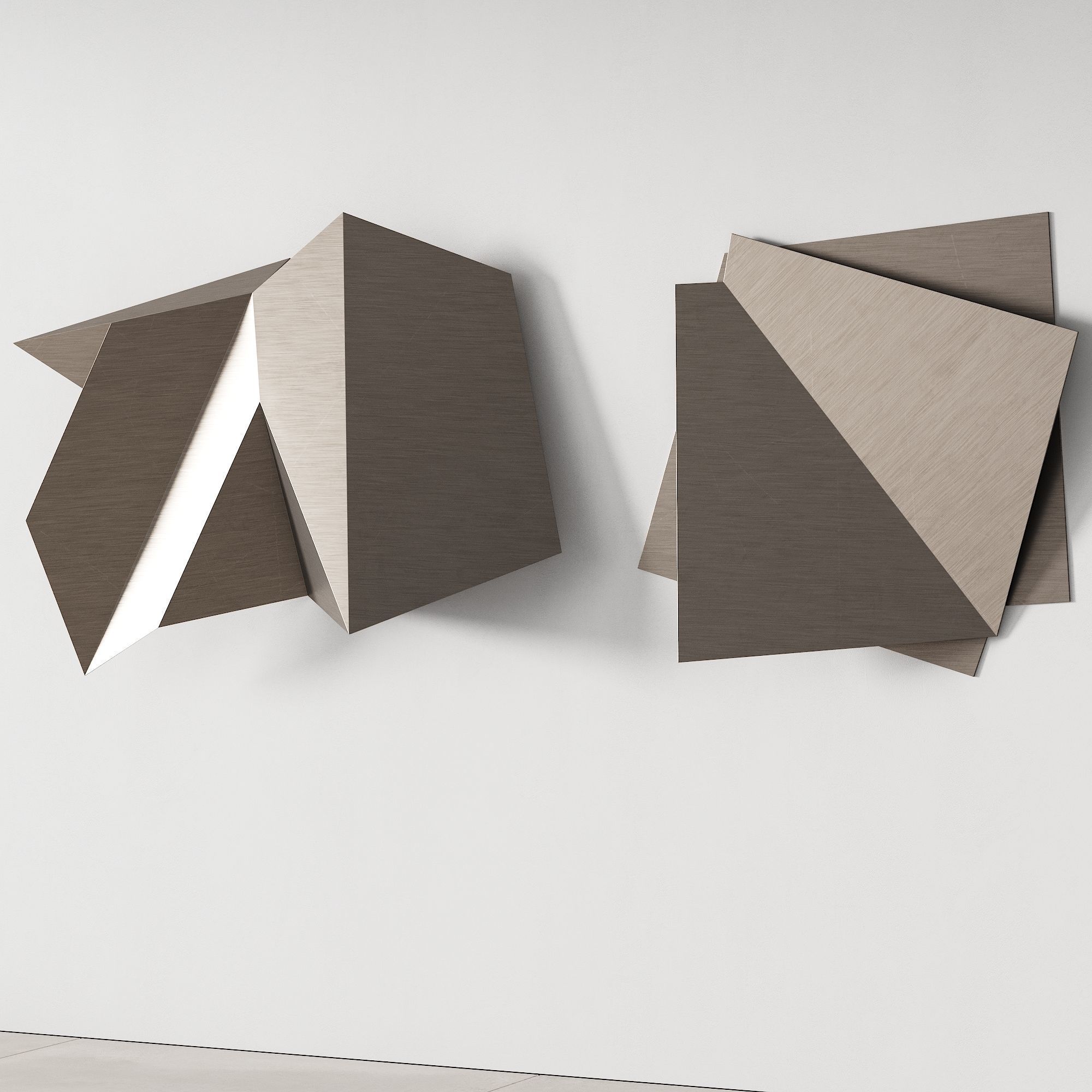 341 decorative wall art 18 minimal classic metal artwork 01 3D model_2