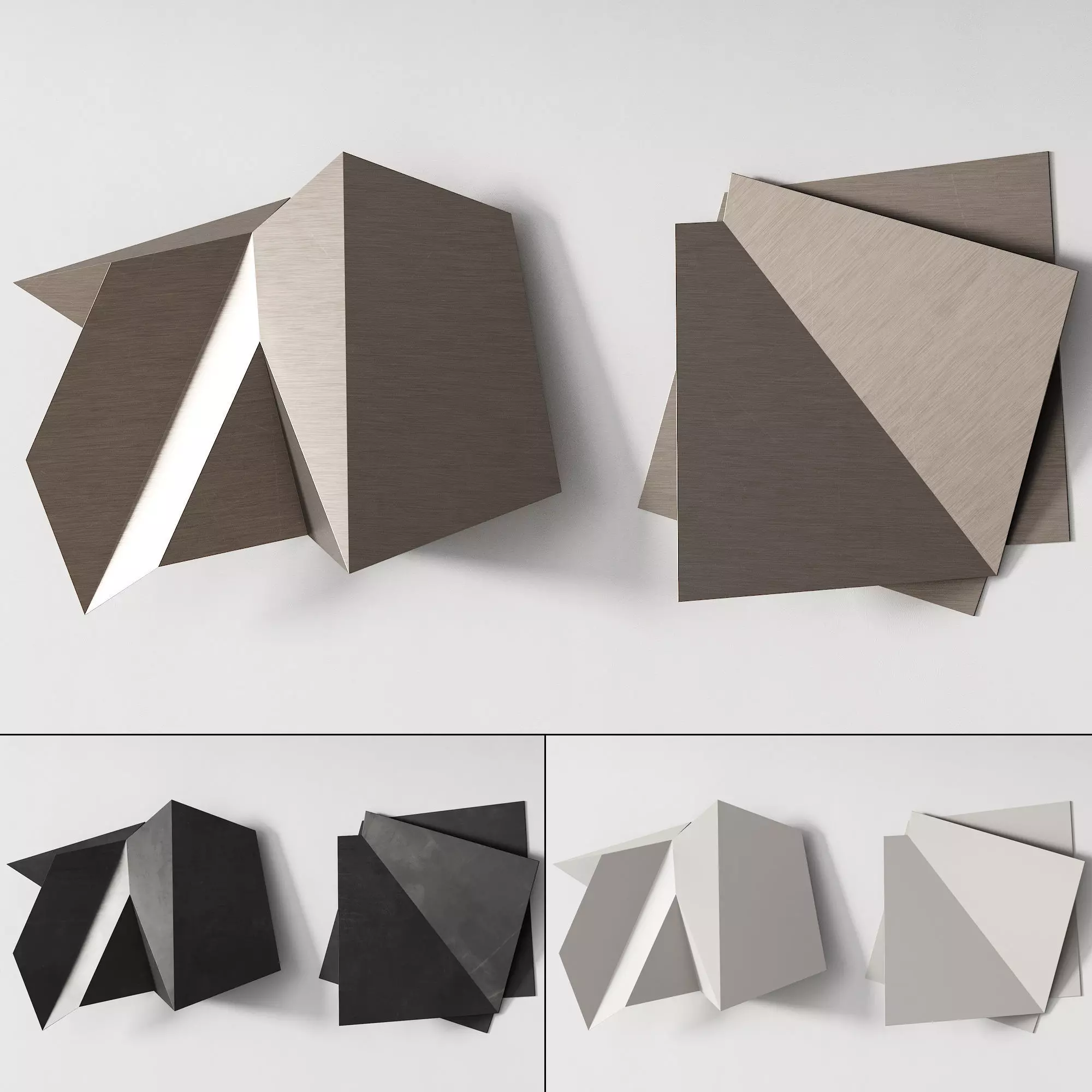 341 decorative wall art 18 minimal classic metal artwork 01 3D model_0