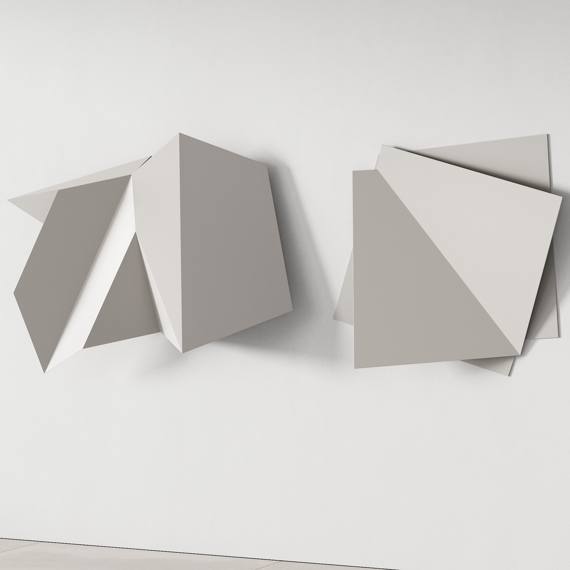 341 decorative wall art 18 minimal classic metal artwork 01 3D model_3