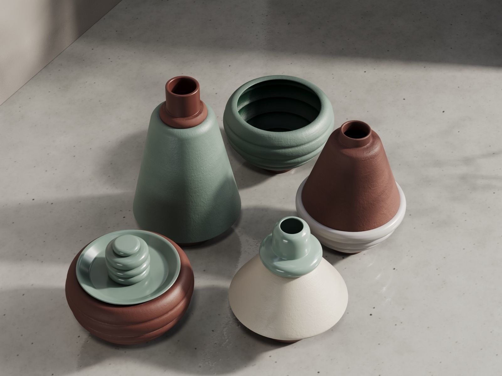 Laura Vases 3D model_1