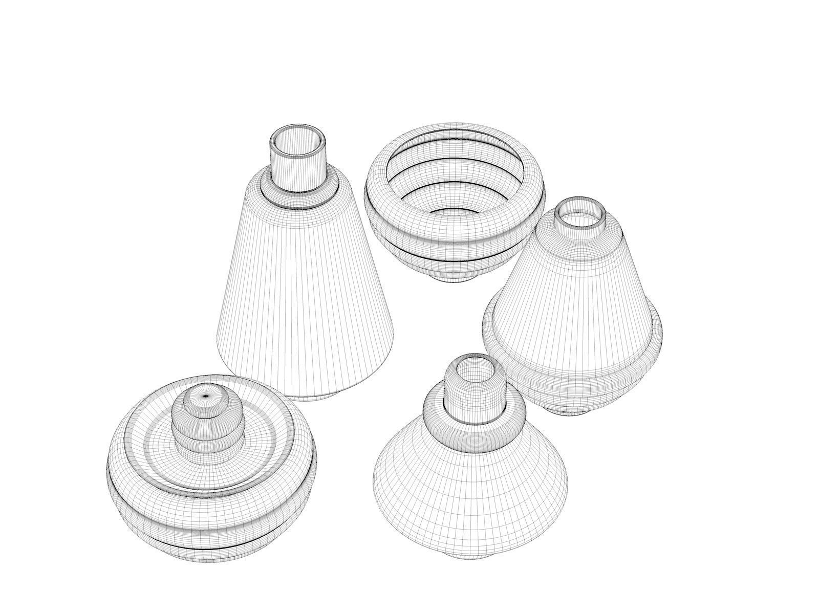 Laura Vases 3D model_4
