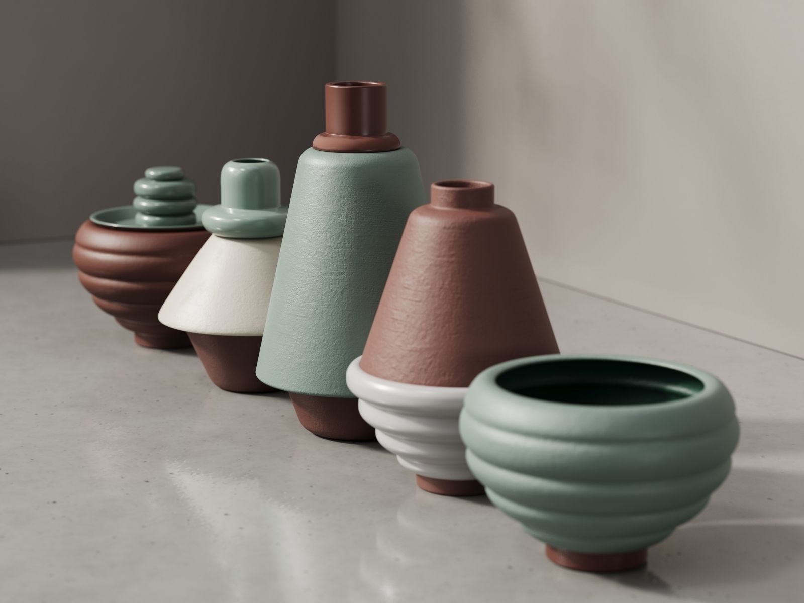 Laura Vases 3D model_2