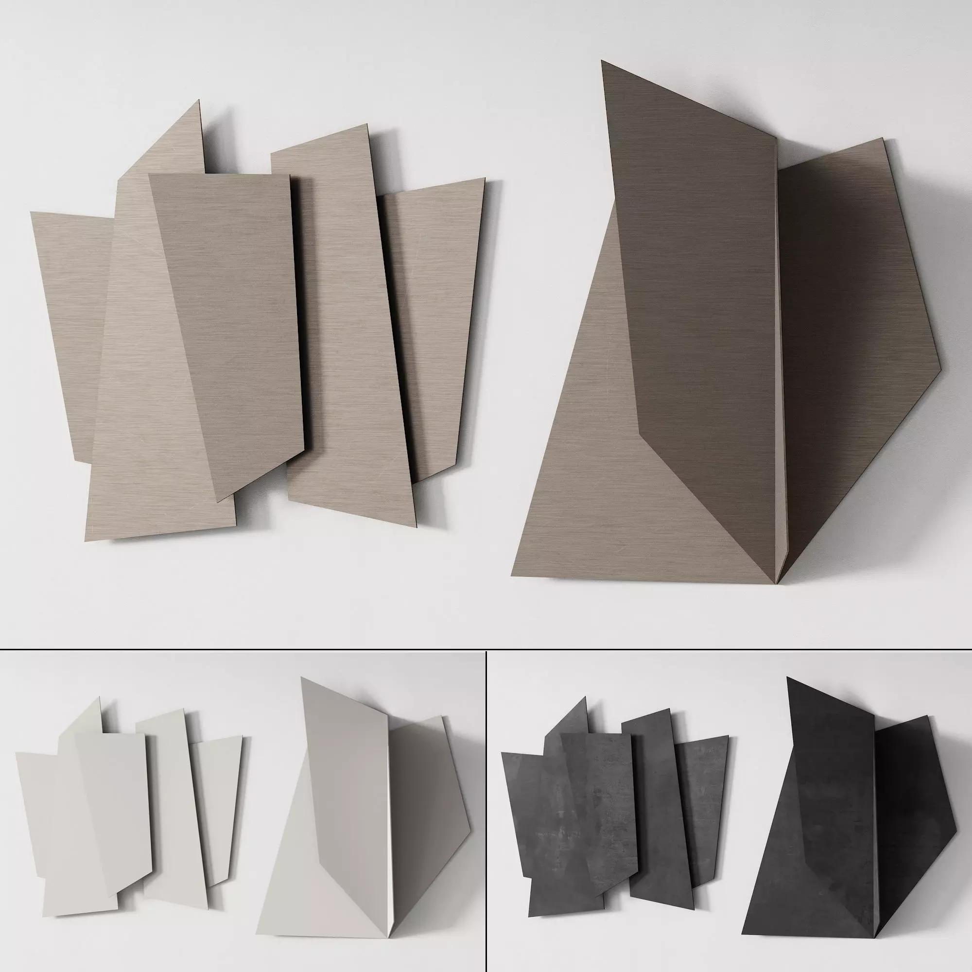 342 decorative wall art 19 minimal classic metal artwork 02 3D model_0