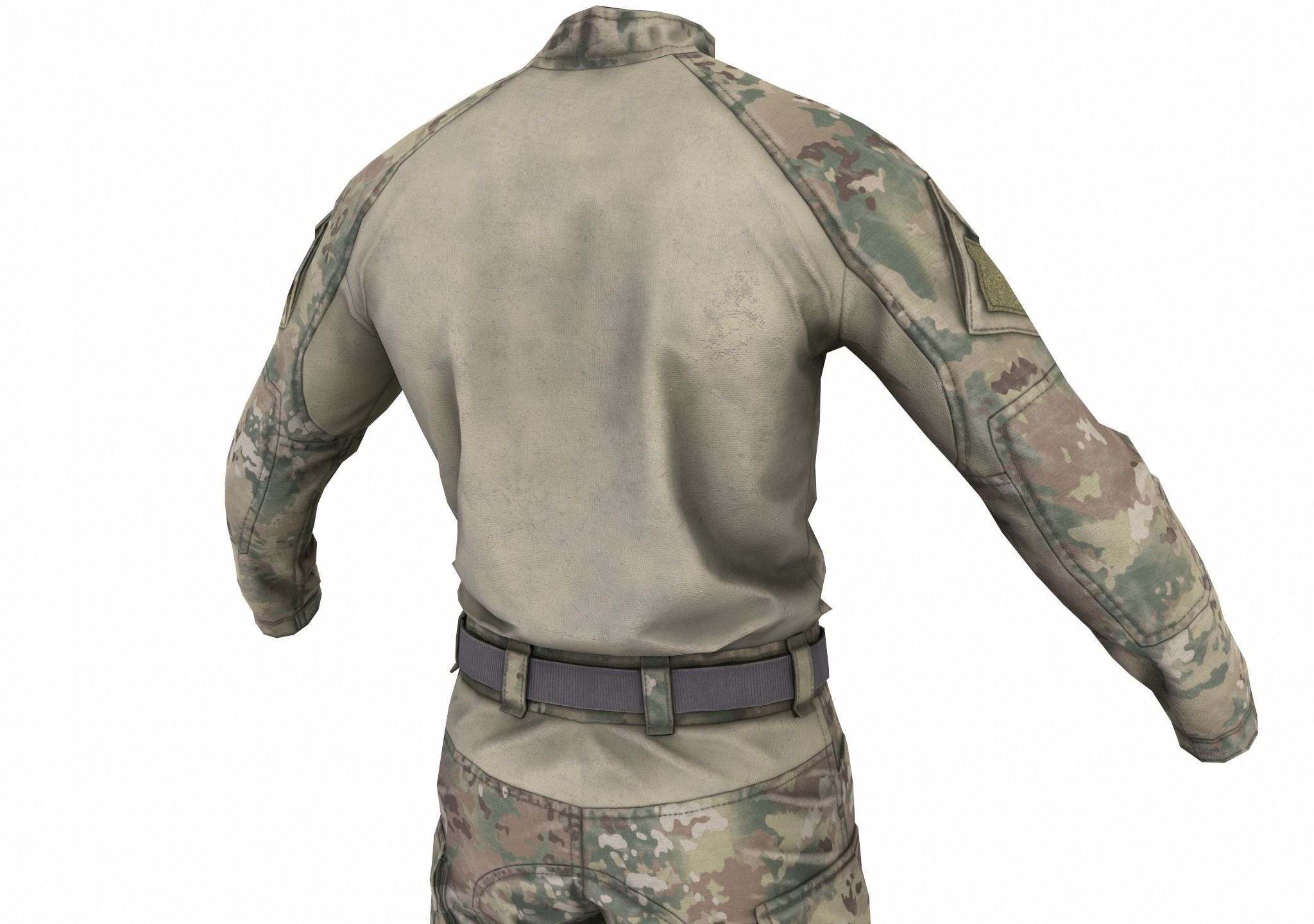 MILITARY Game Ready Crye G3 Uniform  Low-poly 3D model_22