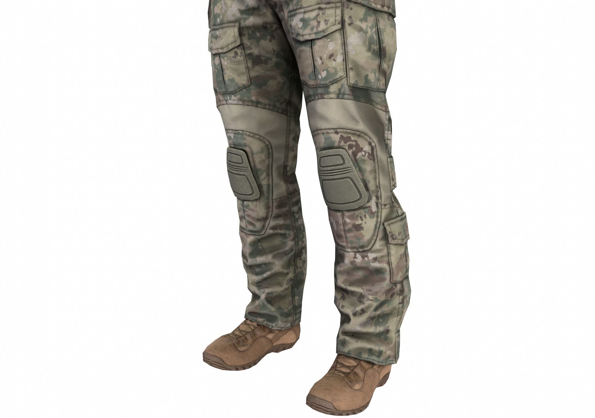 MILITARY Game Ready Crye G3 Uniform  Low-poly 3D model_21