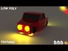 cartoon car Low-poly 3D model_1