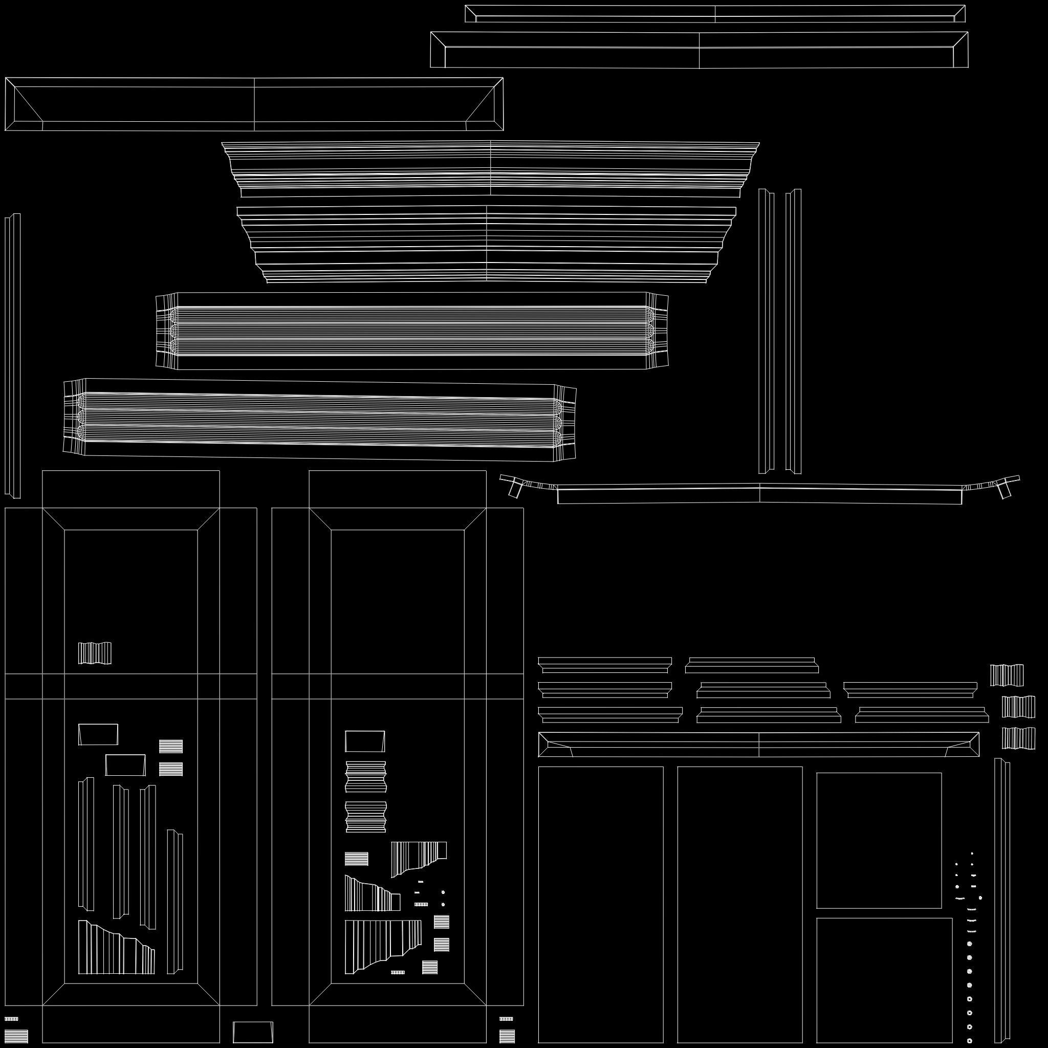 Window Styles Exterior Architecture Facade Design Residential  Free low-poly 3D model_10