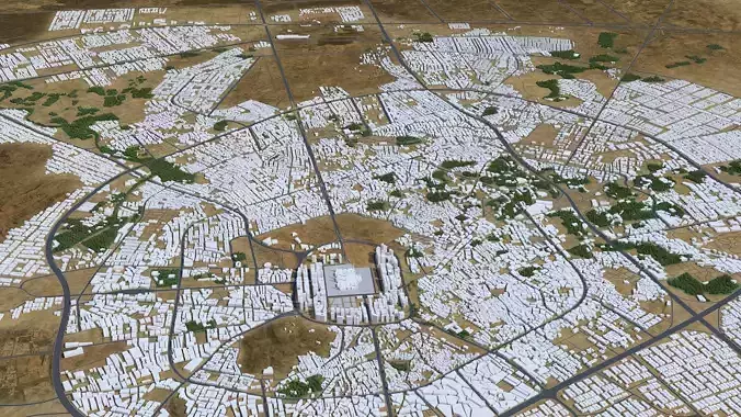  0186 - Al-Madinah Al-Munawara 3D Urban - 2D Drawings