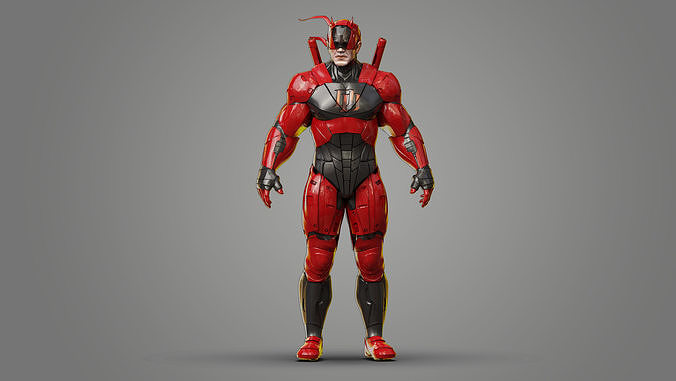 Daredevil Armor Scifi suit 3d model print  3D model