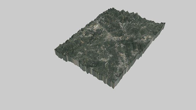 Atlanta City  Low-poly 3D model