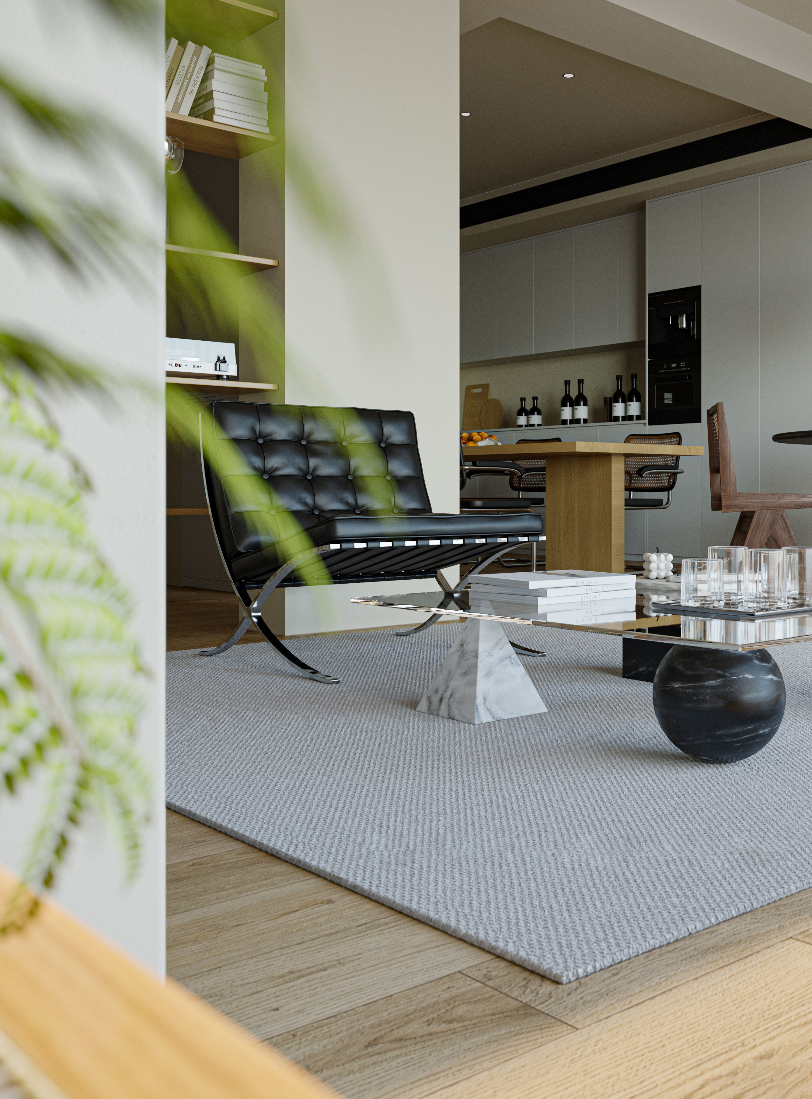 3D Model of Modern Apartment Interior Design 3D model_10