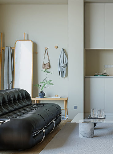 3D Model of Modern Apartment Interior Design 3D model 5
