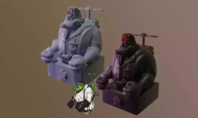 Baron K Rooleintein Chess Pack from DKC3 