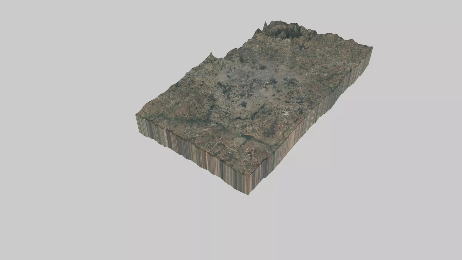 Bangalore City  Low-poly 3D model_0