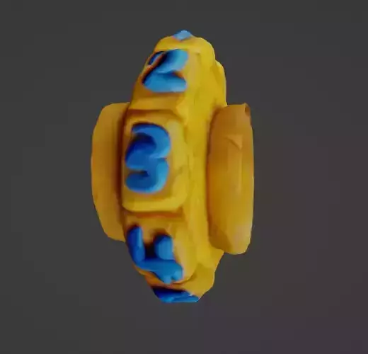 number lock Free 3D model