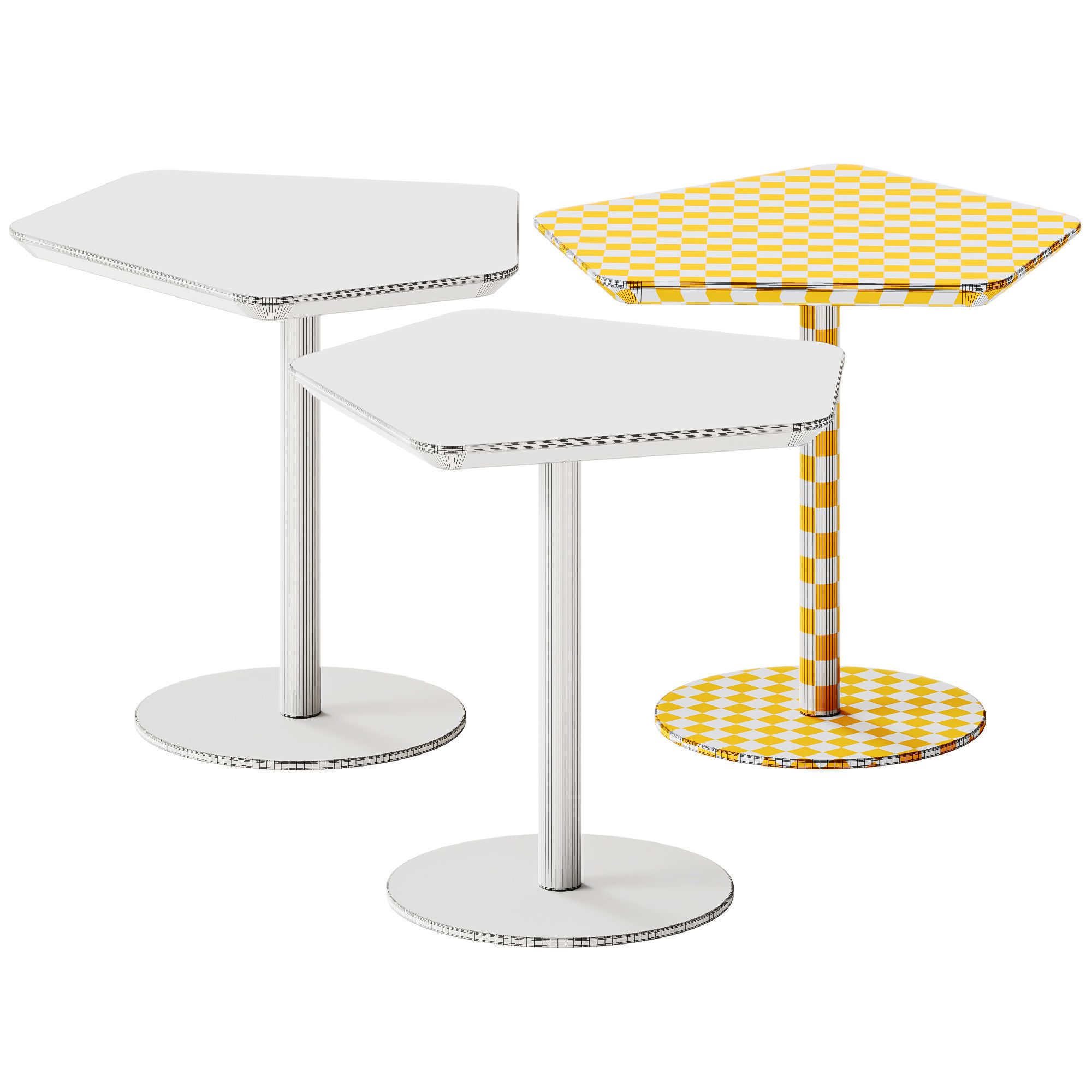 Caruso coffee table by Tomasella 3D model_4