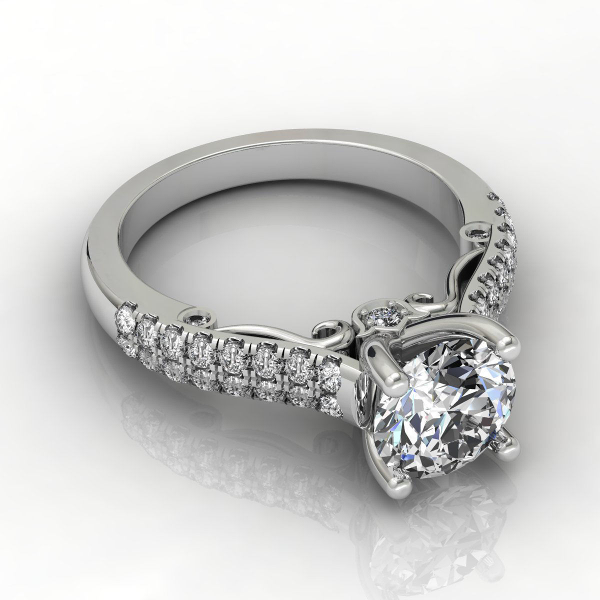 Verragio Dual Row Shared-Pron 3D print model_3