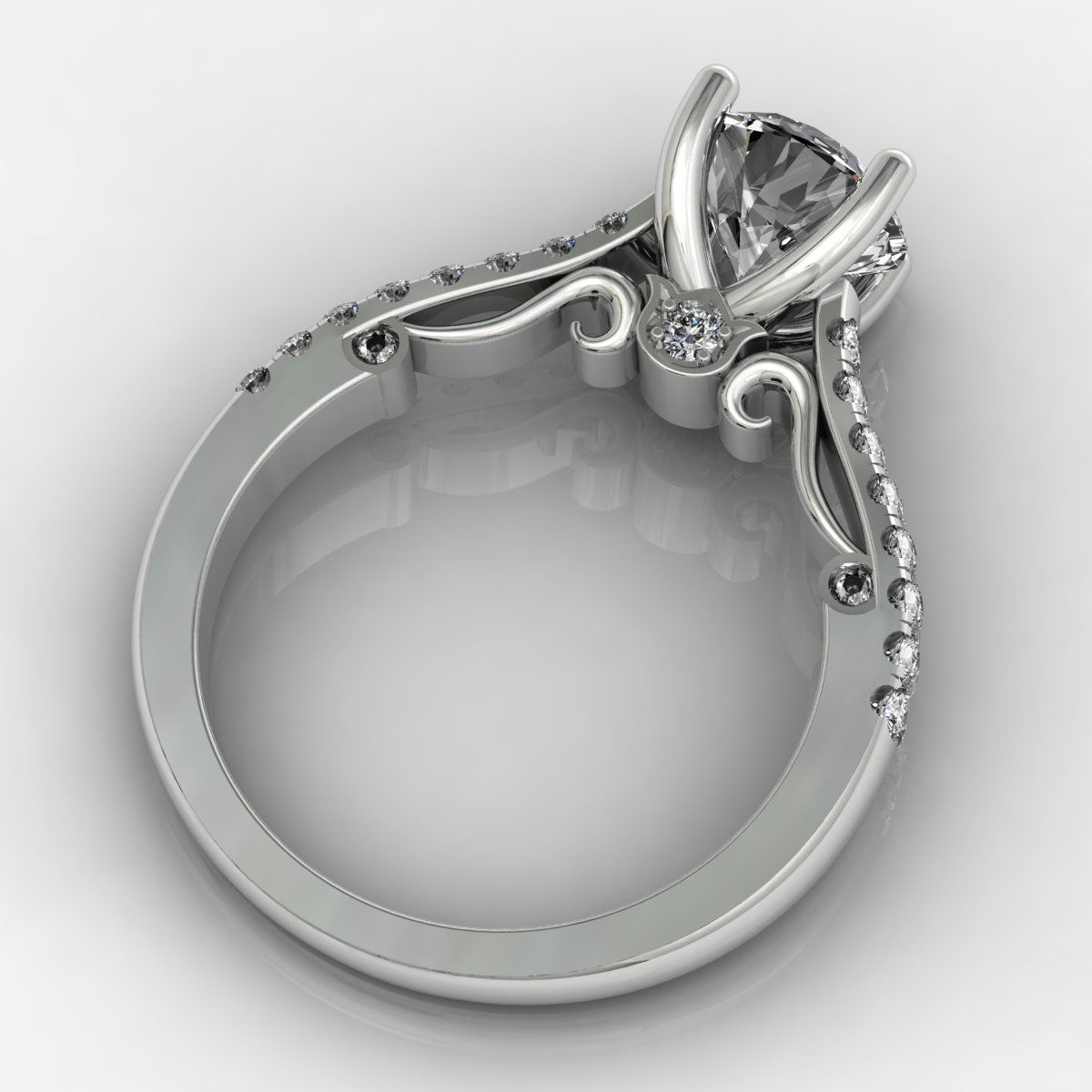 Verragio Dual Row Shared-Pron 3D print model_2
