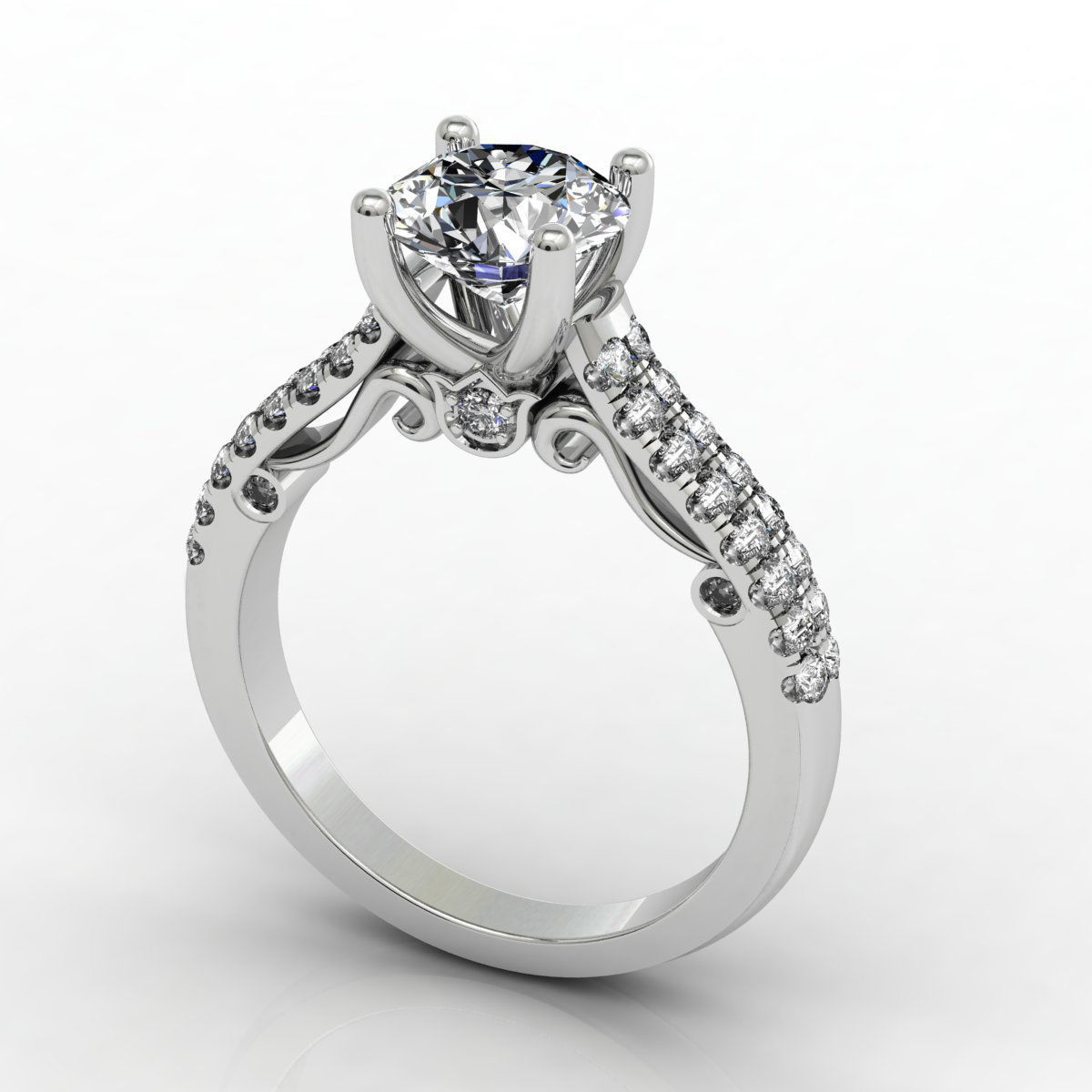 Verragio Dual Row Shared-Pron 3D print model_1