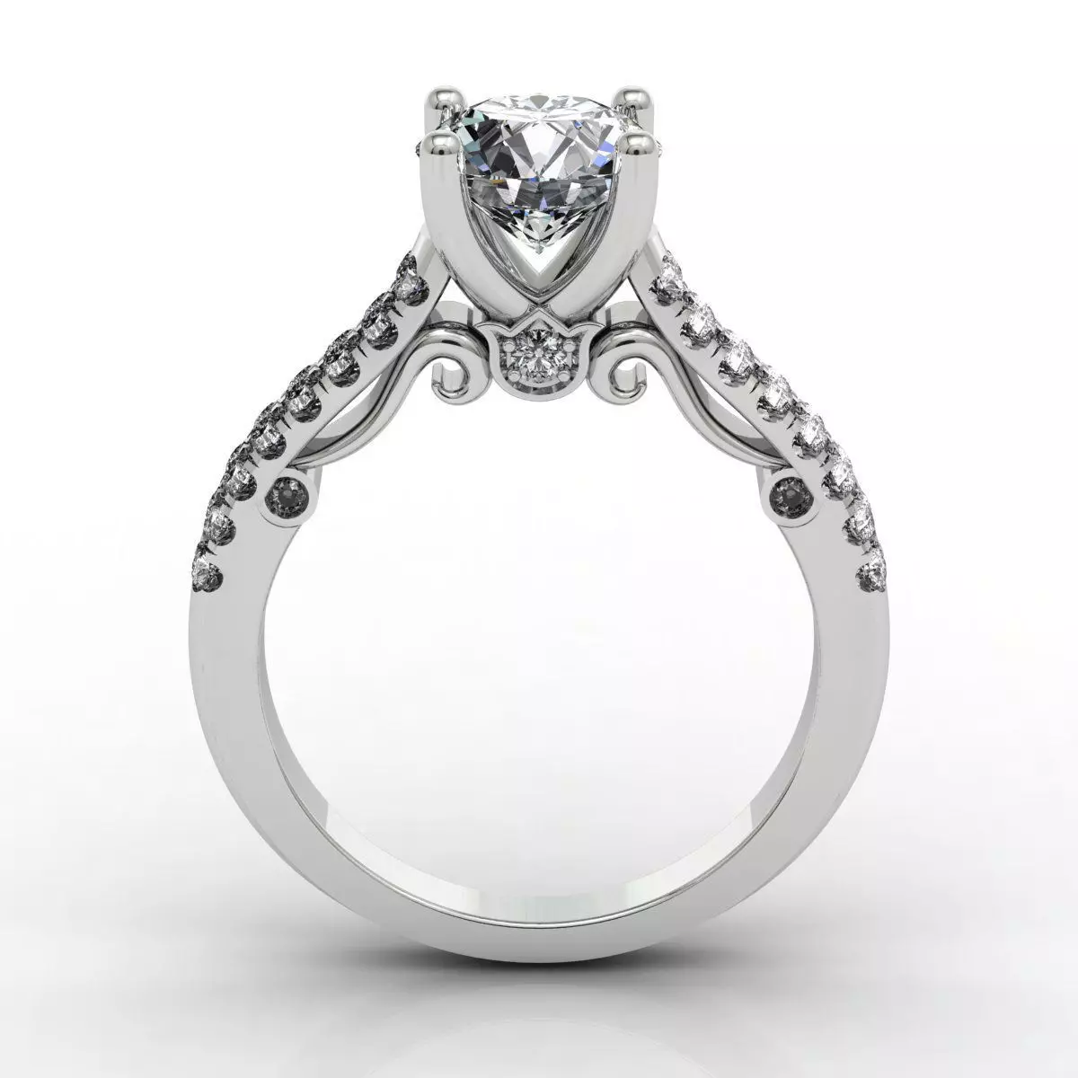 Verragio Dual Row Shared-Pron 3D print model_0