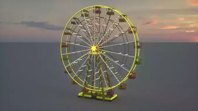 Ferris Wheel  3D model