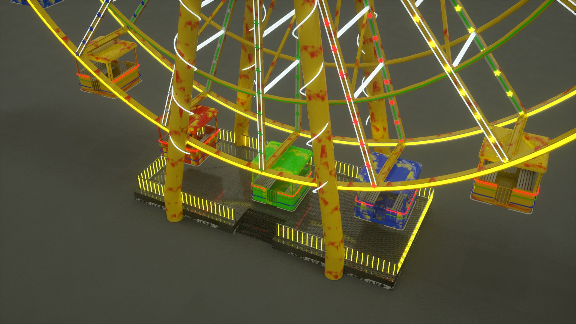 Ferris Wheel  3D model_3
