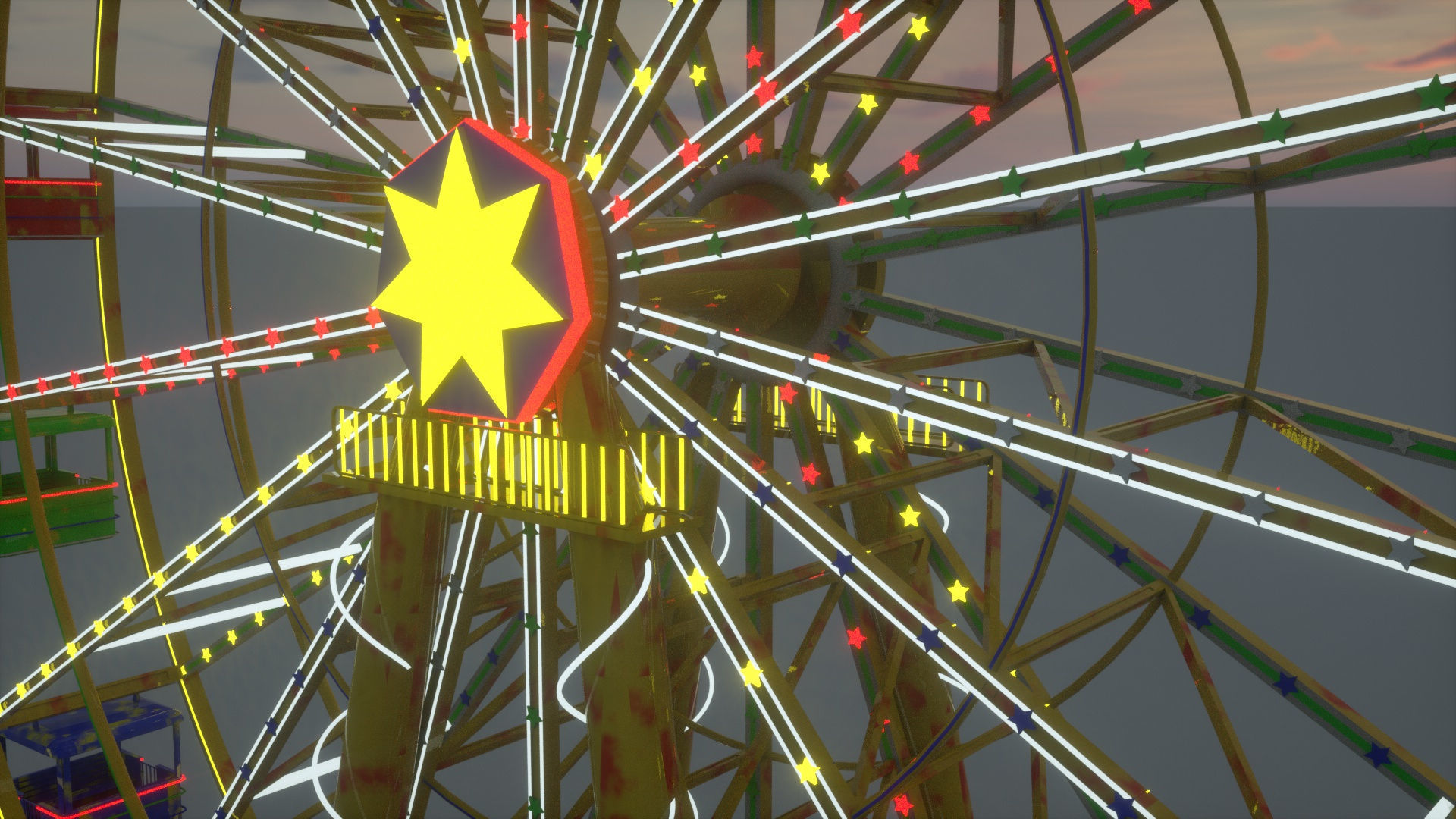 Ferris Wheel  3D model_1