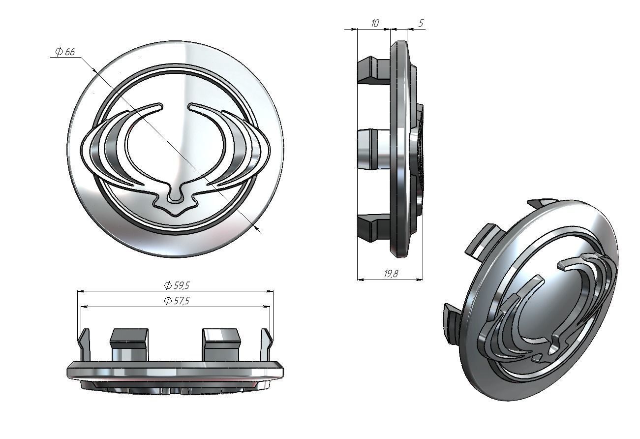 Stub SsangYong 3D print model_4