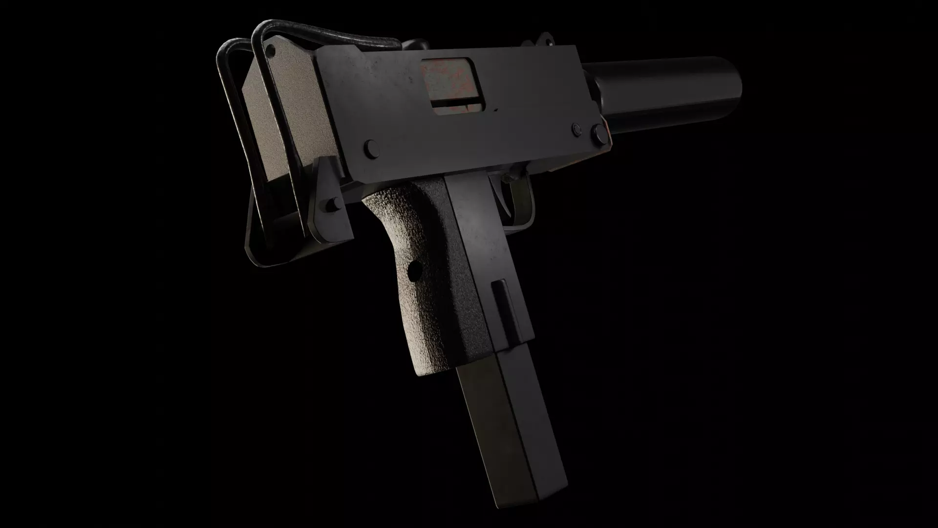 Mac 10 - Model and Textures high-poly 3D model 3D model_0
