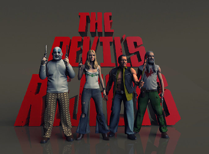 Devils Rejects 4 Figure Statue Set 3D model 3D printable CGTrader