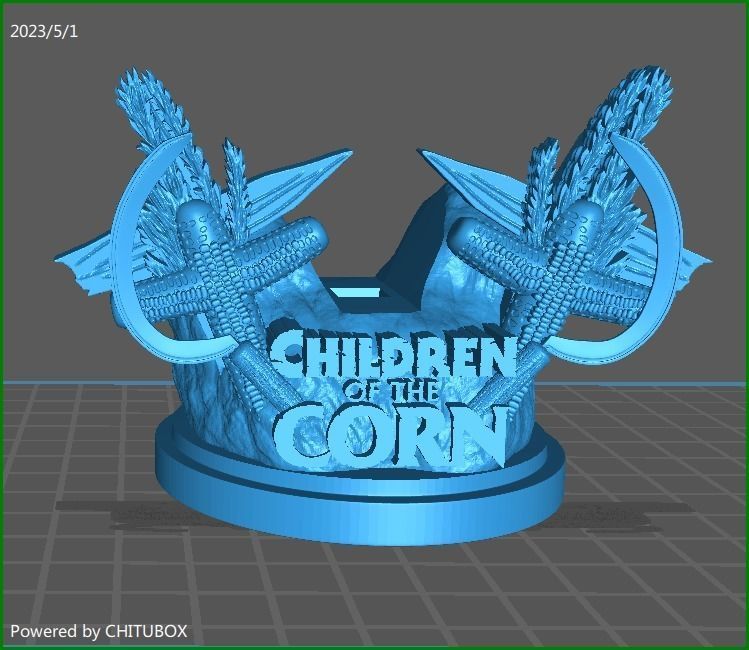 Children of the Corn 2 Figure Bust Set STLs 3D print model_4