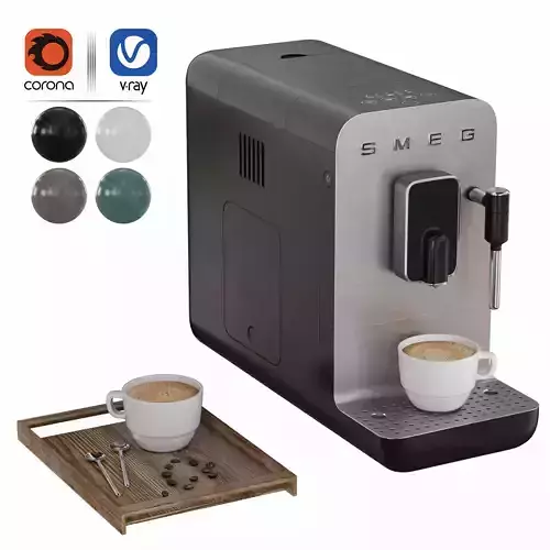 SMEG Espresso AutoCoffeeMachine 3D model